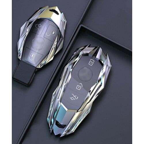 New Zinc Alloy Car Key Cover Case Shell Bag Protective For Mercedes Benz 2017 E Class W213 2018 S class GLC CLA GLA Accessories