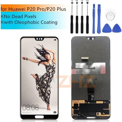 Original 6.1"LCD for Huawei P20 Pro LCD Display Touch Screen Digitizer Assembly P20 Pro CLT-AL01 Lcd P20 Plus Display + tools