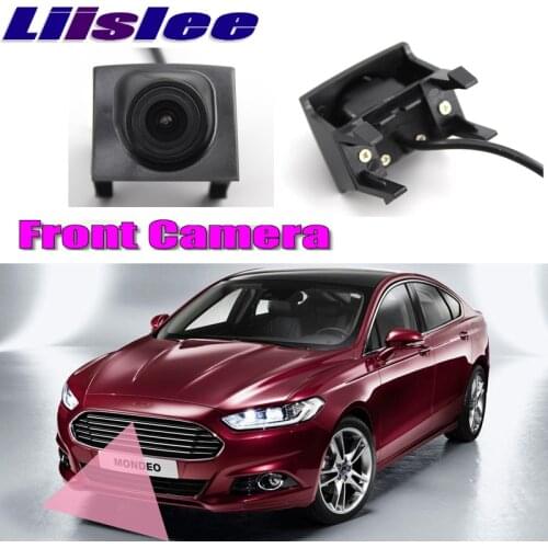 LiisLee Car Front Camera For Ford Mondeo Mk IV 2007-2014 Front Logo Grill Camera DIY Manually Control Channel Front Camera