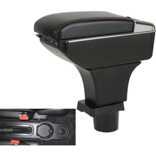 For Renault Duster armrest box central Store content box with cup holder ashtray
