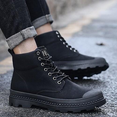 Casual Sneaker Men Black Shoes Mens Hot Sale Causal Mens Sneakers Leather Fashion Leisure Shoe Man Sport