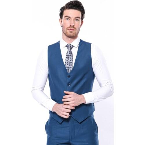 Plain Navy Vest Wessi