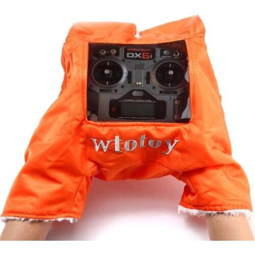 Upgraded Transmitter Warm Hand Glove Cover Shield Winter Outdoor Flying for Flysky Frsky I6 I6X X9D Plus X7 Remote Controller