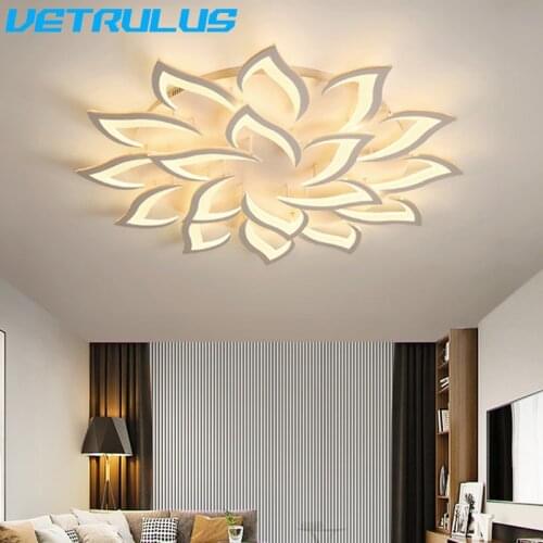 Nordic Lustre Led Ceiling Chandelier Modern Luxury Lotus Decor Lamp Lighting Chandelier Led Chandelier Lamp Lighting Fixture