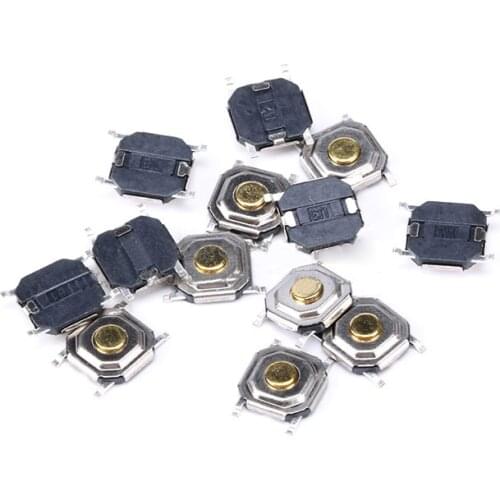 20pcs/lot Tact Switch Push Button Switch 4*4*1.5mm 3mm SMD 4Pin Mini Micro Tactile Switch Momentary Button Switches Waterproof