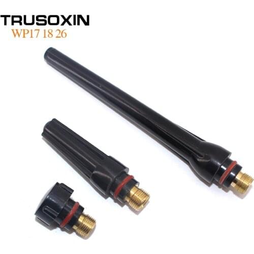 TIG Welding Machine Accessories WP17 WP26 WP18 TIG Welding Torch Head Short Medium Long TIG Back Cap With O Ring