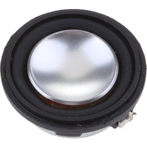 Universal 28mm 2W Full Range Audio Speaker 4ohm Round Loudspeaker Black