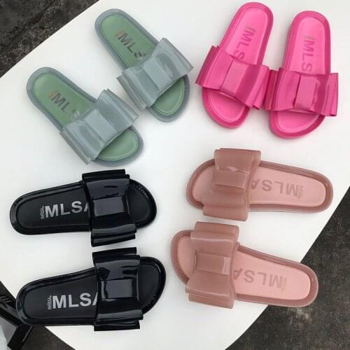 Melissa Women 2019 New Bowite Women Flip Flop Sandals Brand Womens Jelly Shoes Melissa Slippers Female Jelly Shoes