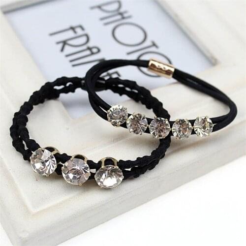 10PCS/LOT Big Diamonds Hair Accessories For Women Headband,Elastic Bands For Hair For Girls,Hair Band Hair Ornaments For Kids