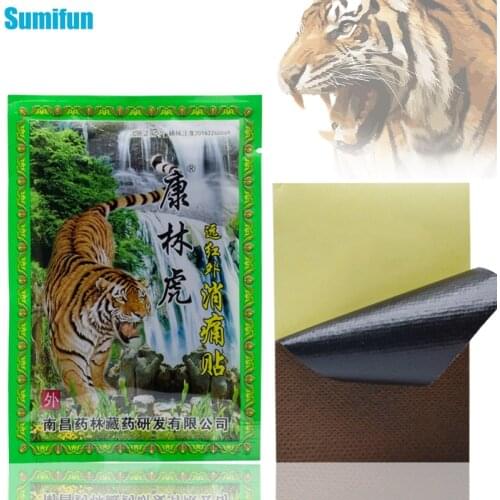 8pcs Tiger Balm Patches Herbal Extract Plaster Analgesia Muscular Relax Plaster Joint Arthritic Knee Neck Pain Relief Stickers