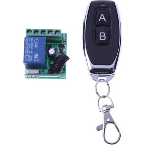 Wireless Remote Control DC12V 1 Channel Relay Remote Switch