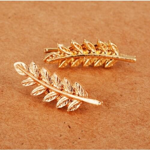 Bohemian Simple Elegant Leaves Ear Studs Sliver Leaf Vines Fashion Stud Earrings Plant Chic Trendy Jewelry Gifts For Women