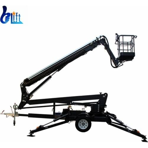 10m 12m Hydraulic Bucket Crane Cherry Picker Price