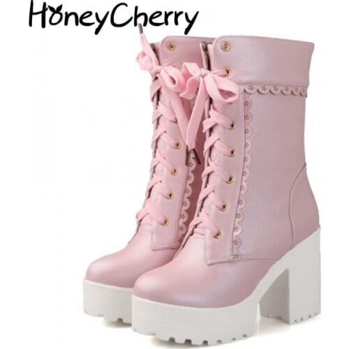 Женские ботильоны HoneyCherry China At AliExpress