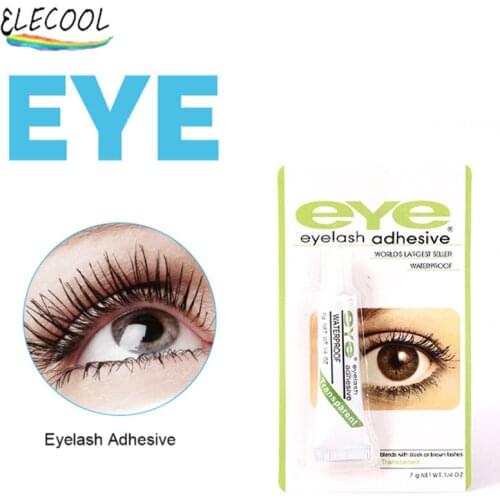 ELECOOL Eyelash Glue Tool Makeup Tools Accessories Strong False Eyelash Lash Glue Adhesive Dark Or Clear Maquillaje Waterproof
