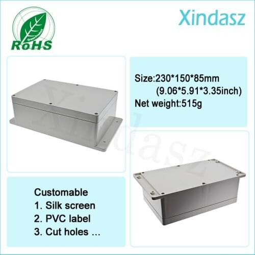 230*150*85mm wall mounted plastic waterproof enclosures plastic project box waterproof junction box