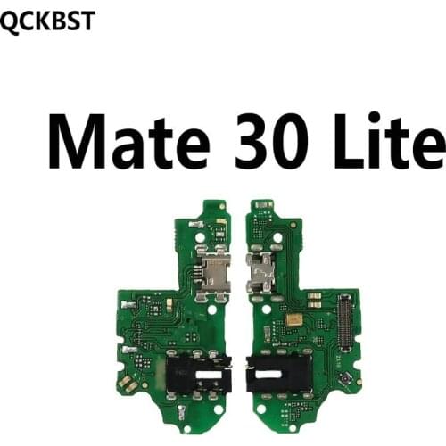 New Microphone Module+USB Charging Port Board Flex Cable Connector Parts For Huawei Mate 30 Lite Pro