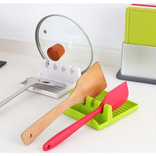 Spoon Rest Soup Spoon Holder Stand Spoon Stove Organizer Tool Cooking Utensils Shelf Kitchen Storage Accessories