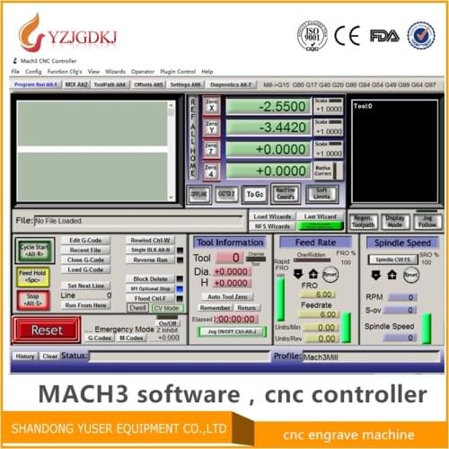 Engraving machine Mach3 controller software, English Mach3 with lience cnc controller software version R3.041 send by email