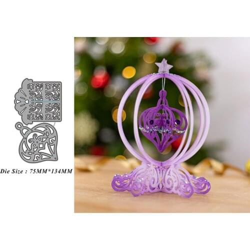 Christmas Gift Box and Lantern Metal Cutting Dies Stencil Scrapbooking Embossing 2021 New Christmas Craft Dies Diy Molds