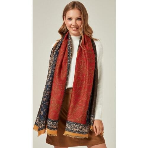 TURKISH MADE 100 POLYESTER Shawl Pattern Shawl Model For Women Elegant Lovely Quality Product 2021 Trend Fashion Style new Convenient Colorful Womens Shawl Model Great Product Stylish Look