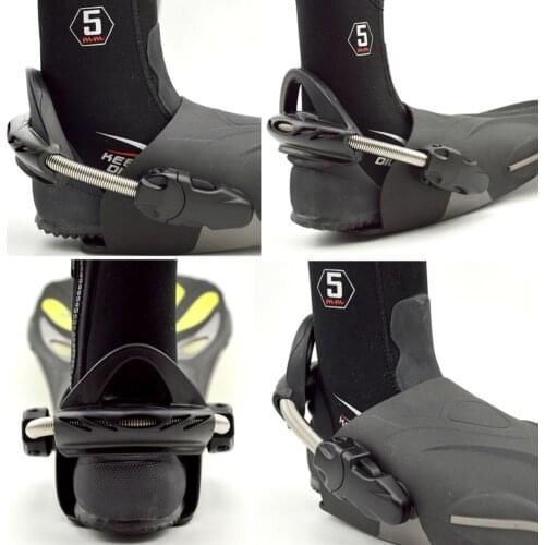 KEEP DIVING Replacement Stainless Steel Spring Heel Straps for Cressi Mares Fins Open-heel Scuba Diving Snorkeling Fins