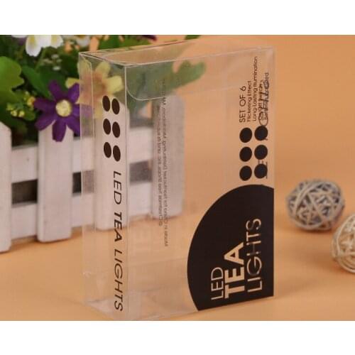 Packaging transparent Soft Crease PVC Clear Plastic Box,Customized Full Colors pvc junction box Printed ---PX20122
