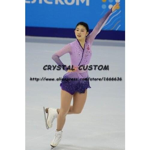 Custom Made to Fit Ice Skating Dresses Graceful New Brand Figure Skating Dresses For Competition DR4243