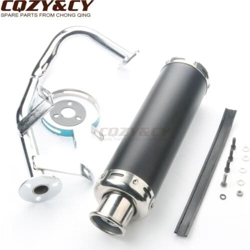 Scooter high performance exhaust pipe for SYM Fiddle 2 50 Orbit 1 50cc after 2008 AC 4 stroke