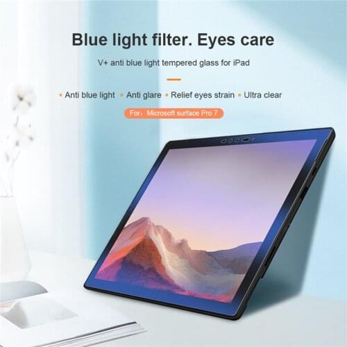 For Microsoft surface Pro 7 Nillkin Eyes Care V+ Anti Blue Light Tempered Glass Screen Protector