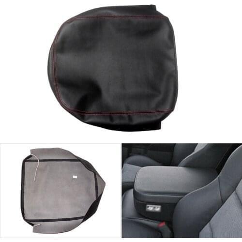 Microfiber Leather Car Center Armrest Console Box Protection Cover Trim For Dodge Ram 2002 2003 2004 2005 2006 2007 2008