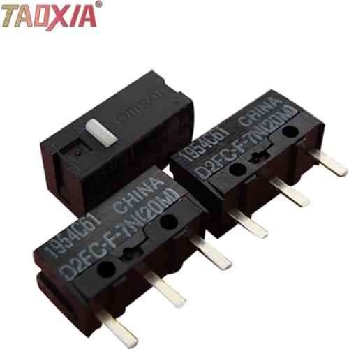 1 Pcs OMRON D2FC-F-7N 10m OF 20m 3M 50m D2FC-FL-NH D2F-F D2F-F-3-7 D2F-01 D2FS-F-N D2FC-7-HH Mouse Micro Switch Alloy Contacts