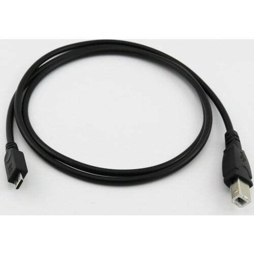 10pcs Micro USB Male to USB 2.0 B Host OTG Connect Adapter Cable For Printer Hard Disk 1m