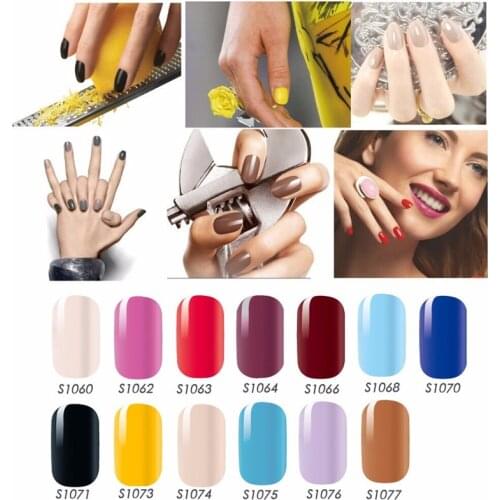 14Tips/Sheet Pure Color Nail Art Sticker Waterproof Full Cover Adhesive Wraps Nail Stickers Decals DIY Manicure Nail Women