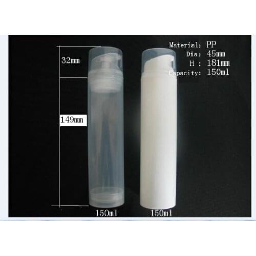 150ml 20pcs plastic airless vacuum pump lotion bottle Cosmetic Container