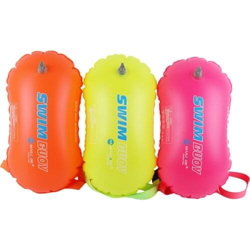 18 Liters Inflatable Open PVC Swimming Buoy Drifting Balloon Air Drying Bag Swimming Safety Equipment
