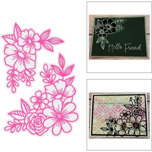 2020 New Floral Flower Layering Embossing Metal Cutting Dies For DIY Decoration Greeting Card Paper Album Scrapbooking No Stamps