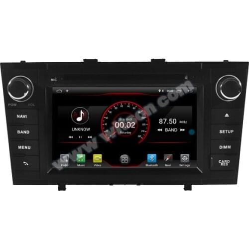 7" Android 10 OS Car DVD Multimedia GPS Radio for Toyota Avensis 2008-2013 with Built-in Digital Signal Processor (DSP)