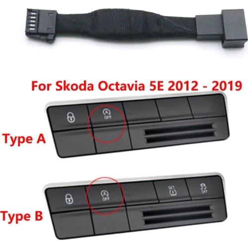 Car Automatic Stop Start Engine System Off Device Control Sensor Plug Smart Stop Cancel For Skoda Octavia 5E III 2012 - 2019