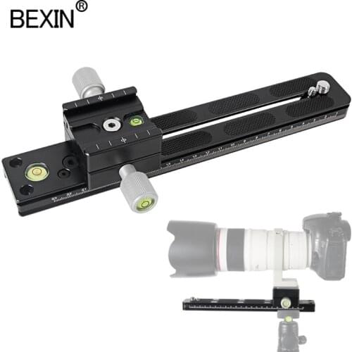 BEXIN Panoramic Long Telephoto Double layer Quick release plate clamp Arca Swiss camera Clamp Adapter Mount Bracket Tripod Holde