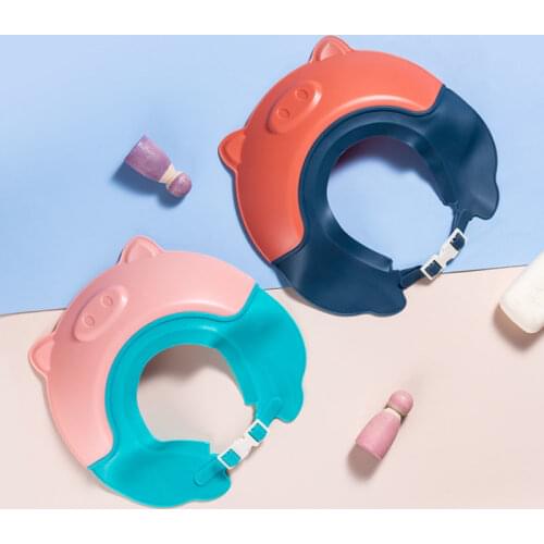Baby Hair Washing Artifact Shampoo Cap Cover Baby Children Waterproof Cap Ear Protection Bath Cap Little Girl Shower