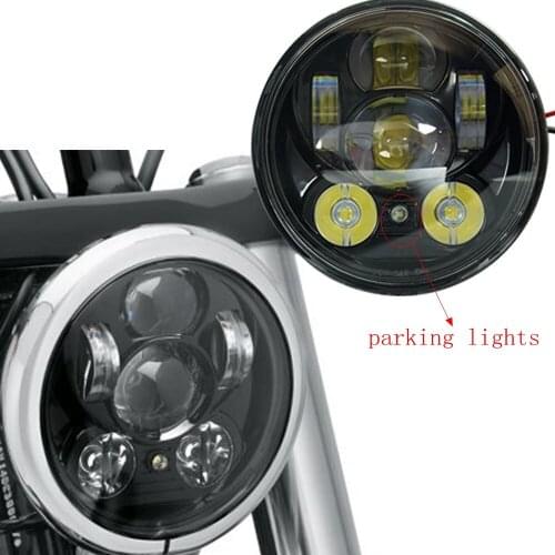 5-3/4" 5.75 inch for Motorcycle Projector motor 5-3/4 inch headlight For motorcycles Dyan parking lights led headlights