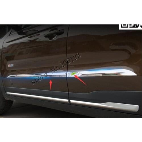 Chrome body side moldings side door decoration For Geely Atlas 2016 2017 2018 2019