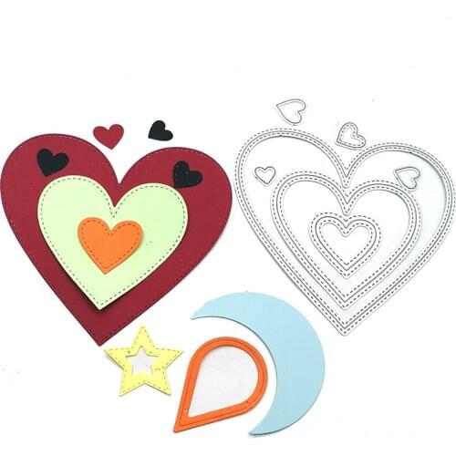 Julyarts With Love Die Cutting Dies Mold Dies Scrapbooking Craft Embossing Stencil Paper Card Making Template DIY