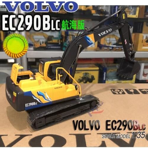 Collectible Alloy Model Gift 1:35 Scale VOLVO EC290BLC Sailing Edition Hydraulic Excavator Engineering Machinery Diecast Model