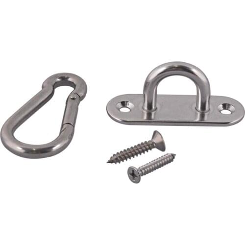 M5 Ceiling Hook Hammock Swing Hook Indoor Outdoor Carabiners with Self-tapping screws for Yoga Swing Chair Hammock Hanging