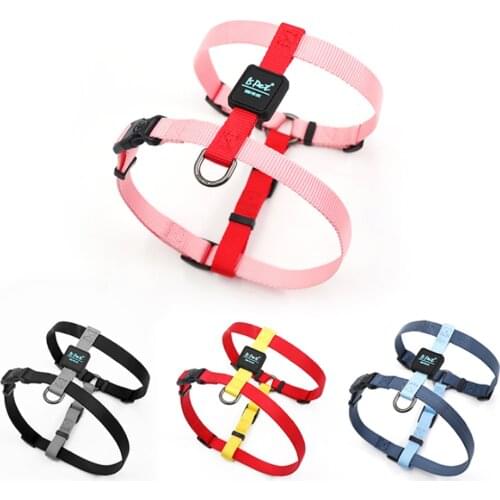 Nylon Dog Pet Harness Dog Chest Collar Pet Adjustable Vest 4 Size XS M L XL For Small Medium Big Dogs German Shepard