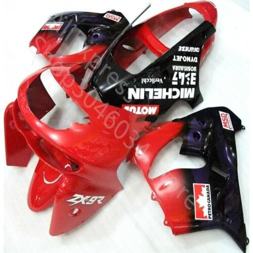 For Kawasaki Ninja ZX9R 1998-1999 Body Kit ZX 9R 98-99 ZX-9R 98 99 Motorbike red black Motorcycle Fairing Kit