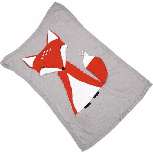 Cut Baby Blanket Crochet Knitting Blankets Wrap Swaddling 110x70cm Soft