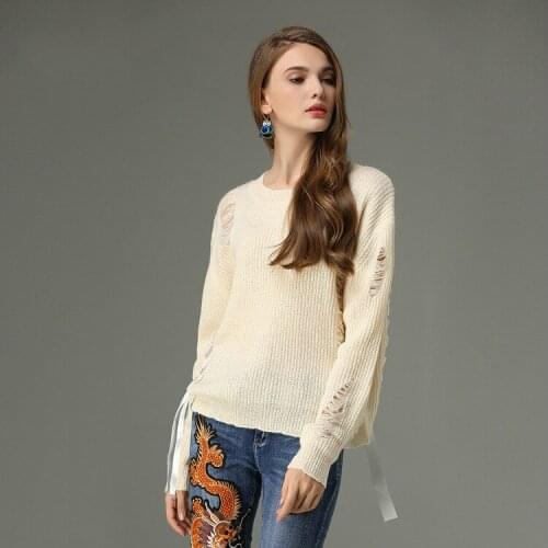 Poncho Cotton Flat Knitted O-neck Top Sweater Women Pullover Feminino 2018 Autumn Winter The New Style Of Is Loose And